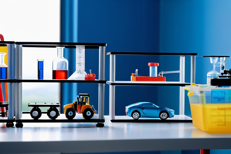 Material durability testing of toy vehicle components
