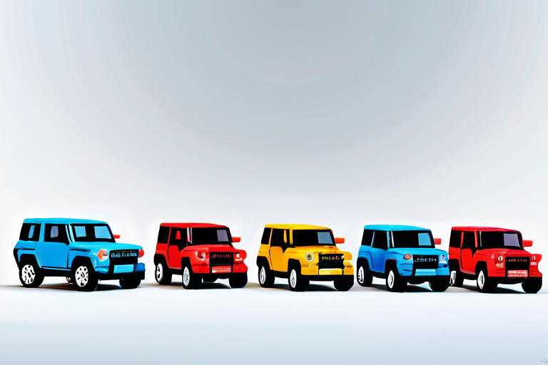 Comparison of materials used in toy off-road vehicle construction