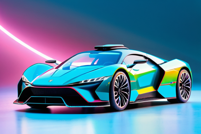 Concept image of future RC vehicle with advanced features