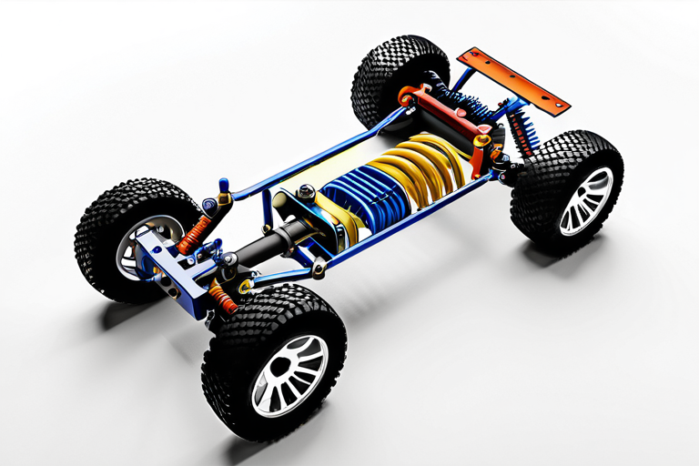 Detailed suspension system components