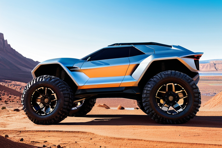 Futuristic toy off-road vehicle concept