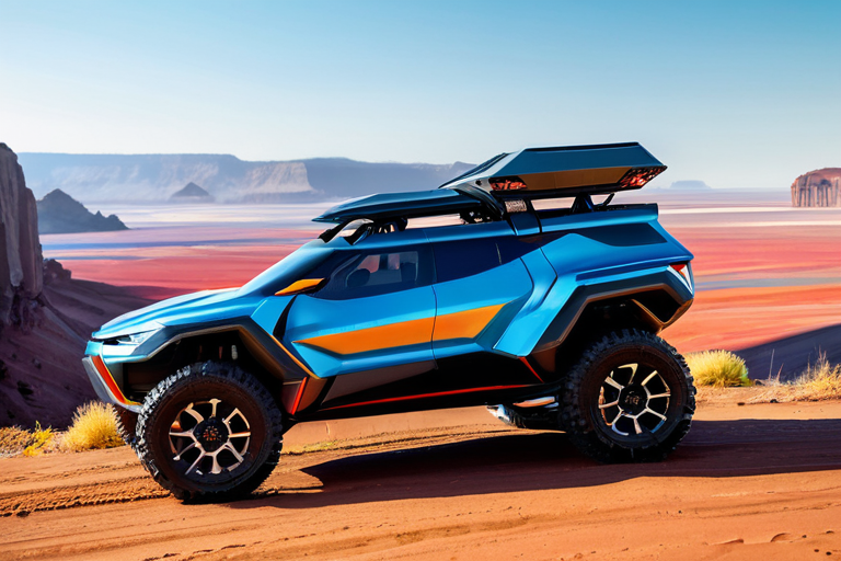 Concept image of future miniature off-road technology