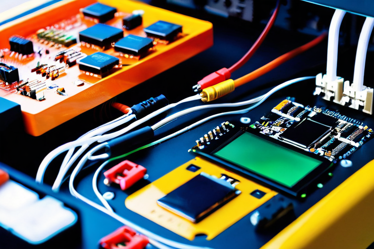 Advanced electronic components in toy off-road vehicle