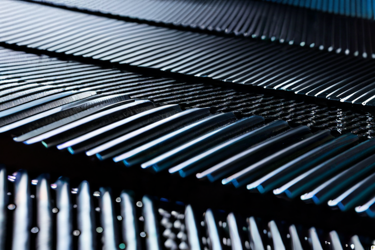 Close-up of advanced composite materials in toy vehicle construction