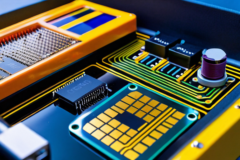Electronic components and circuit boards in toy off-road vehicle