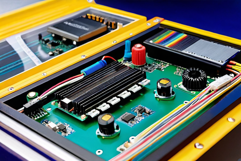 Internal electronics of advanced toy off-road vehicle