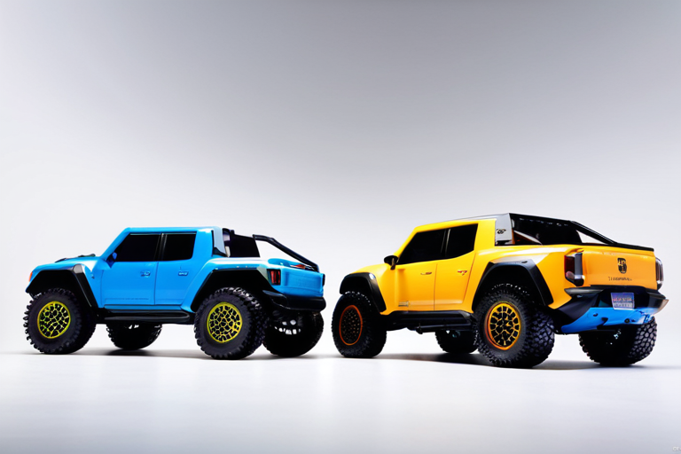 Comparison of modern composite materials used in toy off-road vehicles