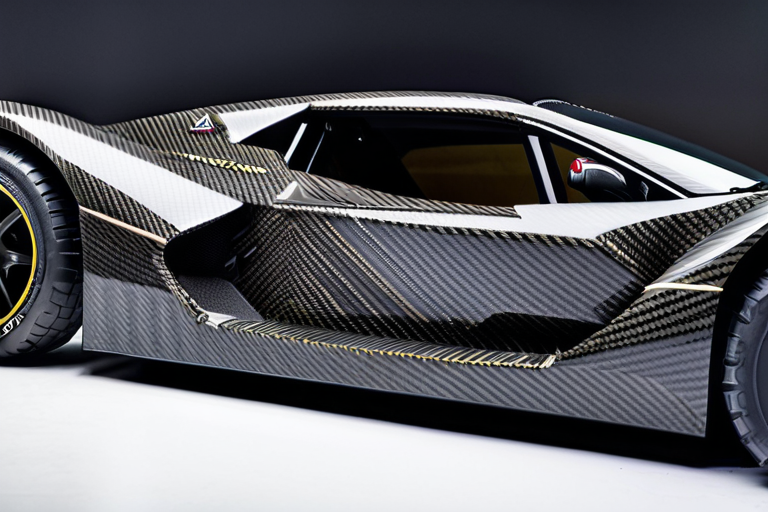 Carbon fiber chassis with integrated components