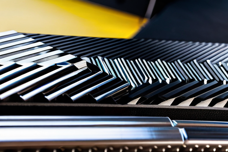 Close-up of advanced materials in miniature vehicle construction