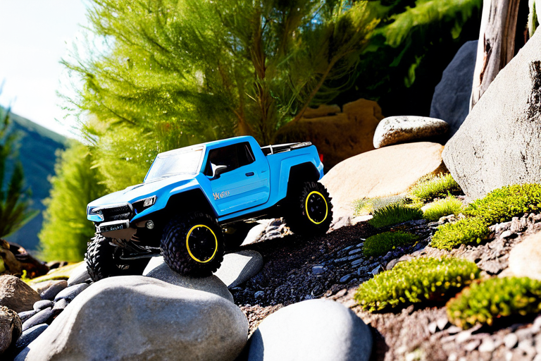 Miniature vehicle navigating complex obstacles