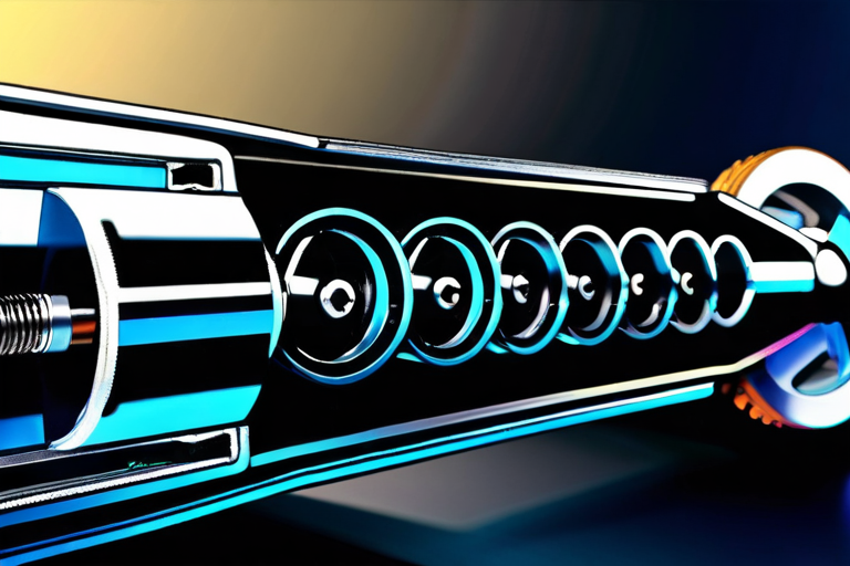 Internal view of miniature vehicle power transmission system