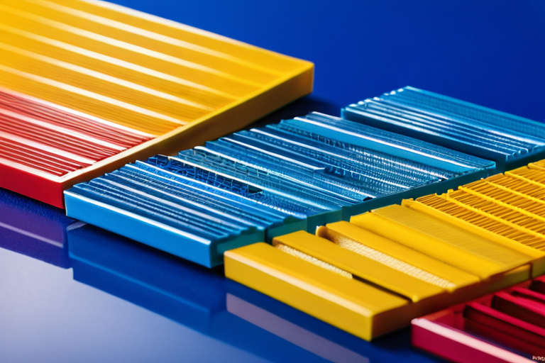 Close-up of advanced polymer components in toy vehicle construction