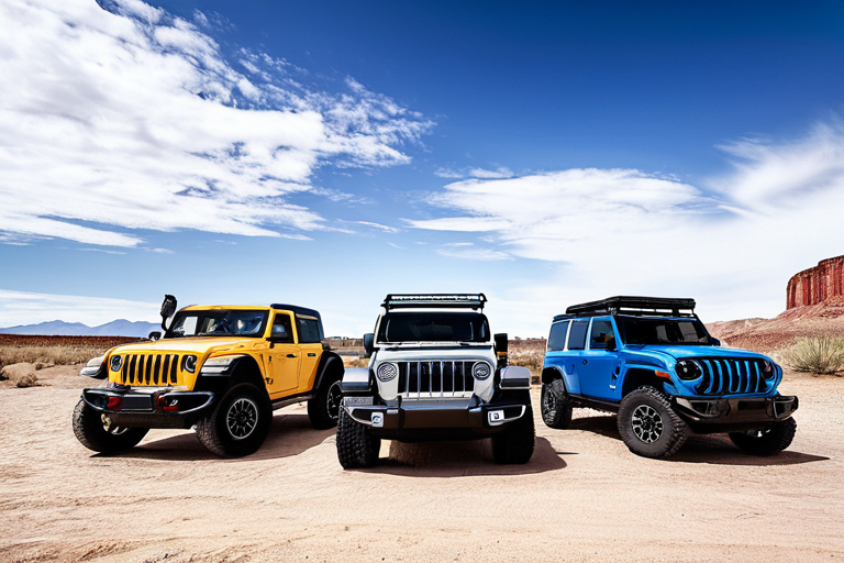 American-made off-road vehicles lineup