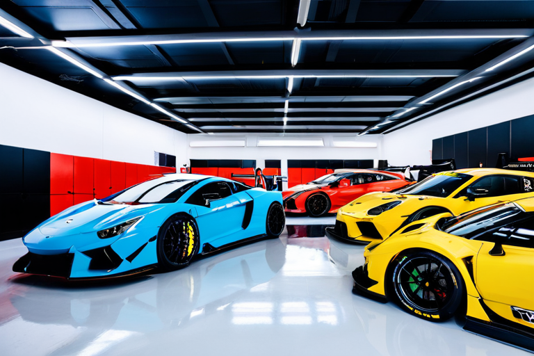 BRX team workshop and vehicles