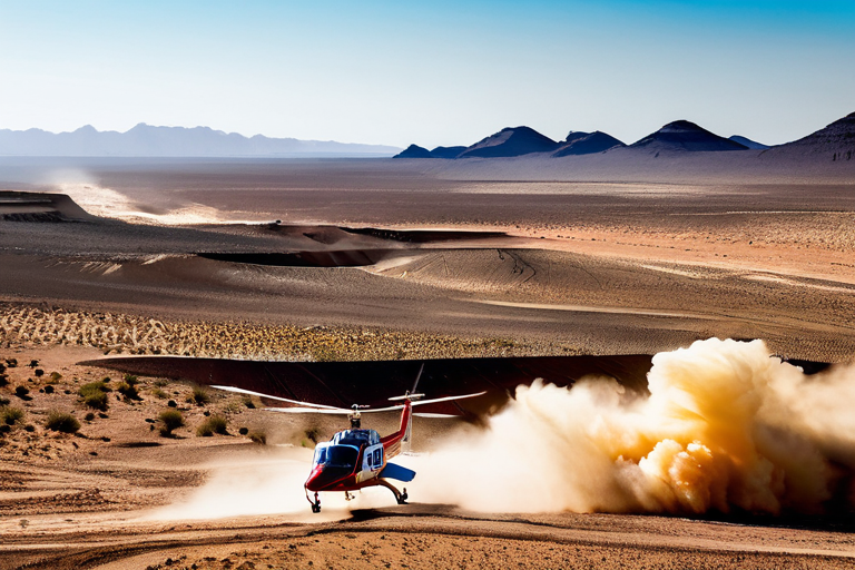 Dakar Rally safety and environmental measures in desert setting