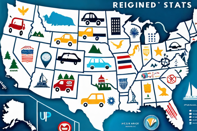 Map showing regional overlaps in vehicle and political preferences