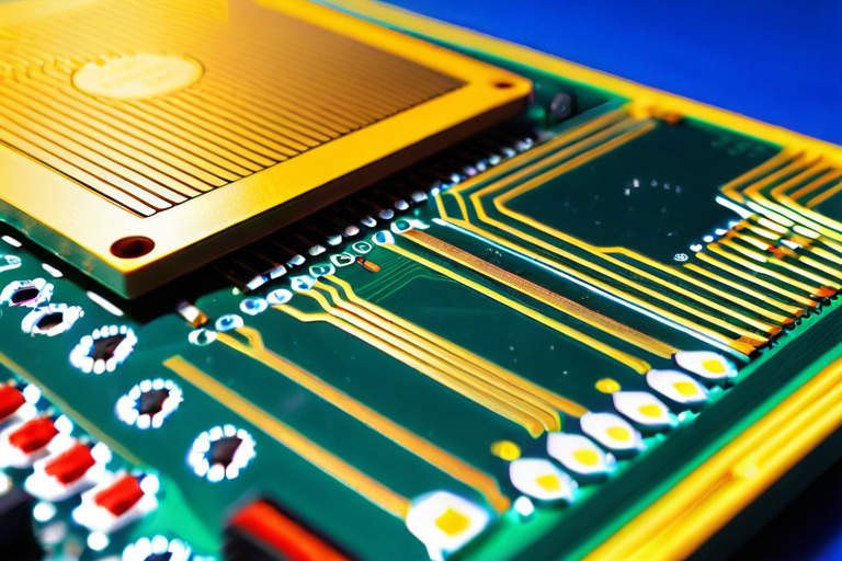 Circuit board and electronic components of modern RC vehicle control system