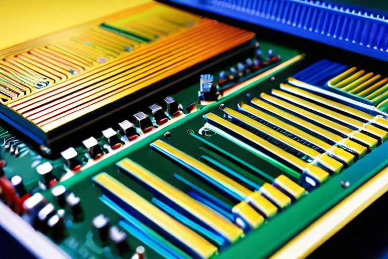 Electronic components integrated with mechanical suspension