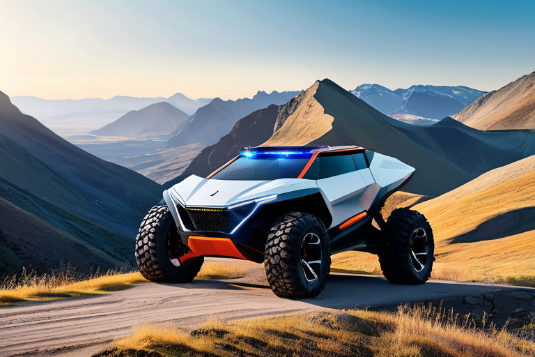 Concept of a future Tesla off-road vehicle