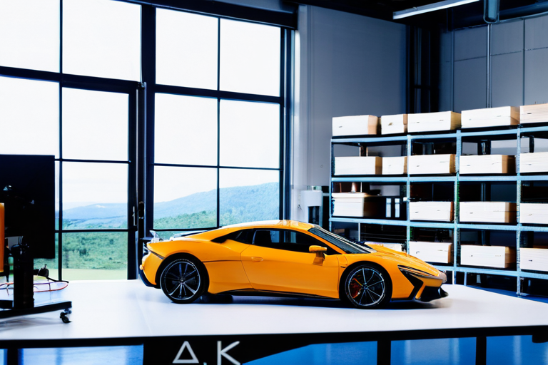 Scale model testing in automotive research facility