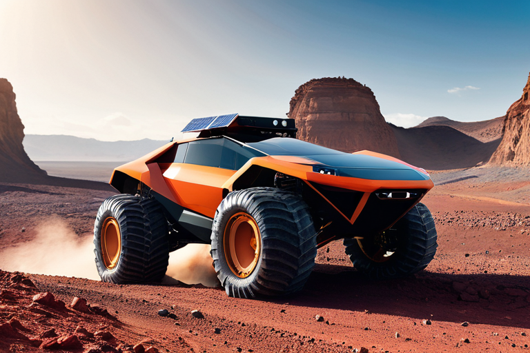 Mars off-road vehicle concept