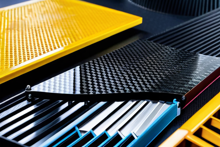 Close-up of advanced materials in toy off-road vehicle construction