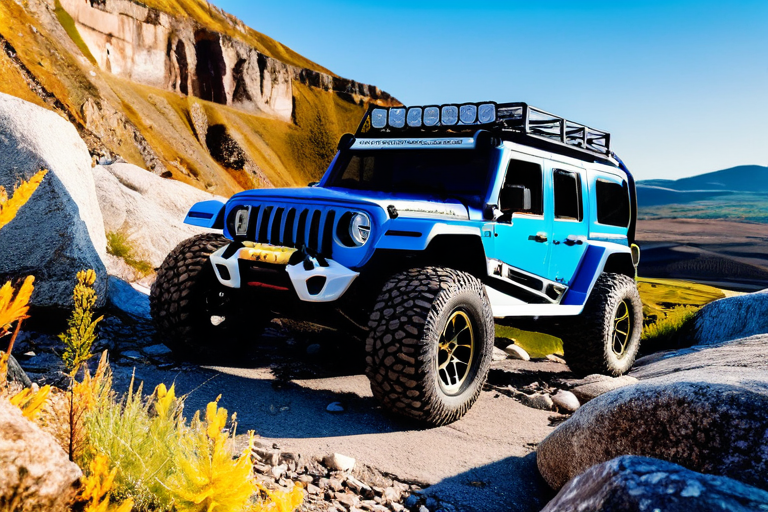 Modern RC vehicle with advanced technology