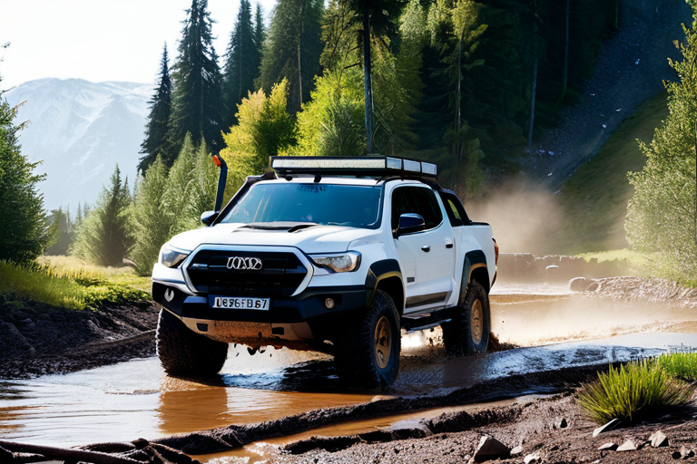 Off-road vehicle recovery scene with winch and teamwork in wilderness