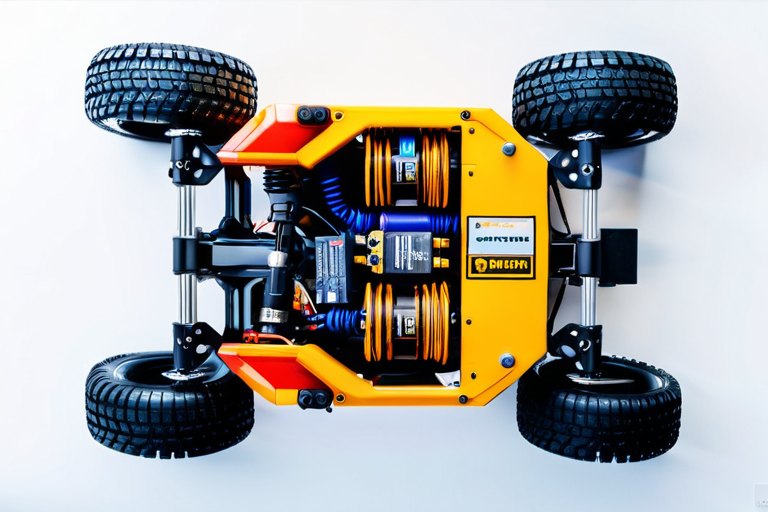 Toy vehicle chassis design and components