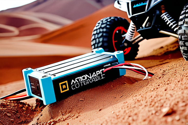 Internal electronics of advanced RC off-road vehicle