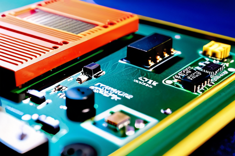 Detailed view of modern RC vehicle electronics and components