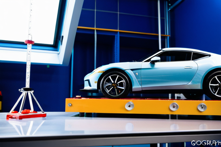 Toy vehicle undergoing durability and safety testing