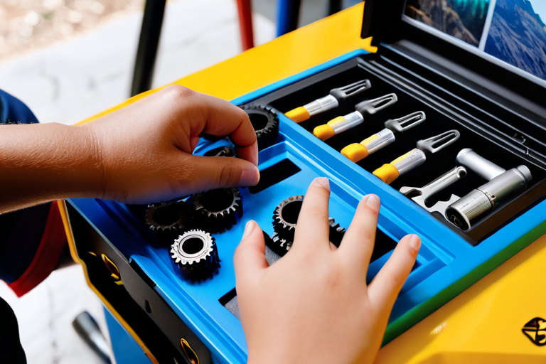 Children learning STEM concepts with off-road toys