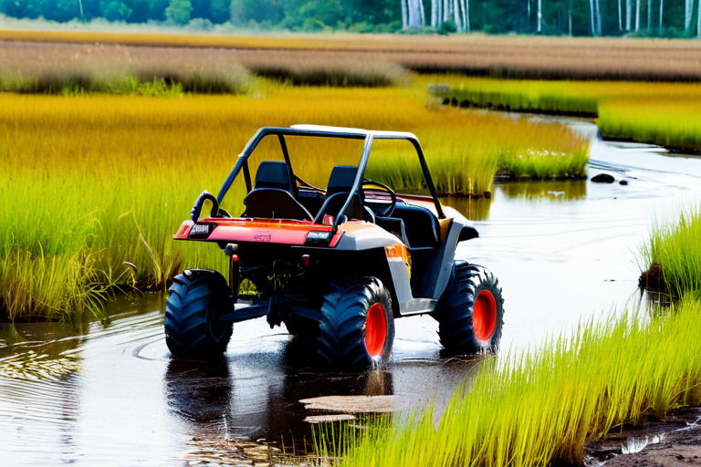 Swamp buggy in practical application scenario