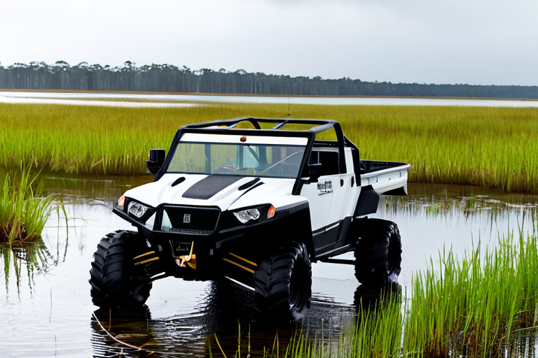 Swamp buggy in practical utility application