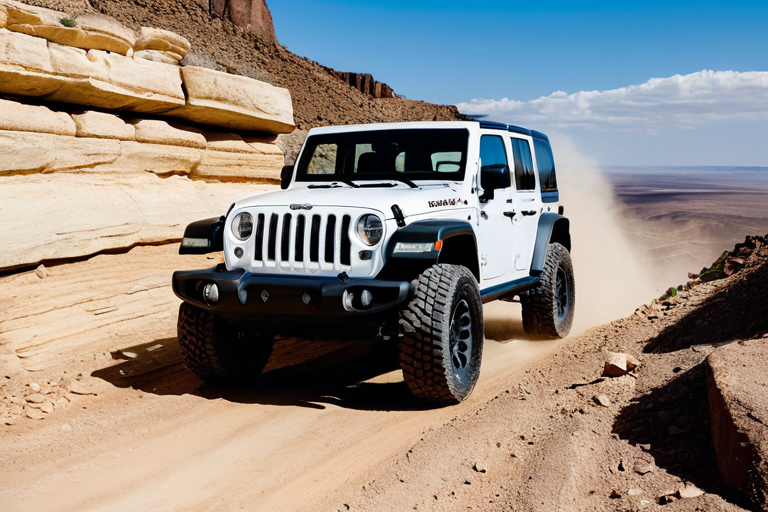 Technical rock crawling on Mount Zion sandstone