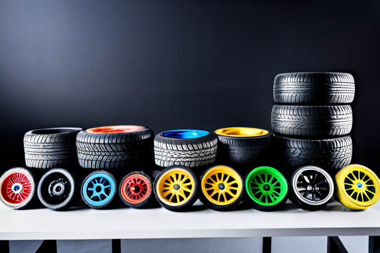 TK10 RC Car Custom Parts Display