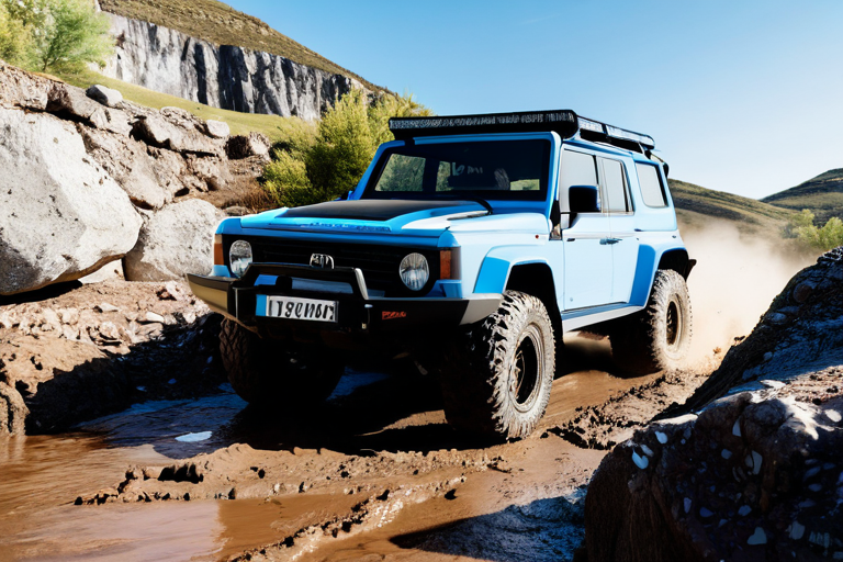 TK10 RC Car undergoing durability testing on rough terrain