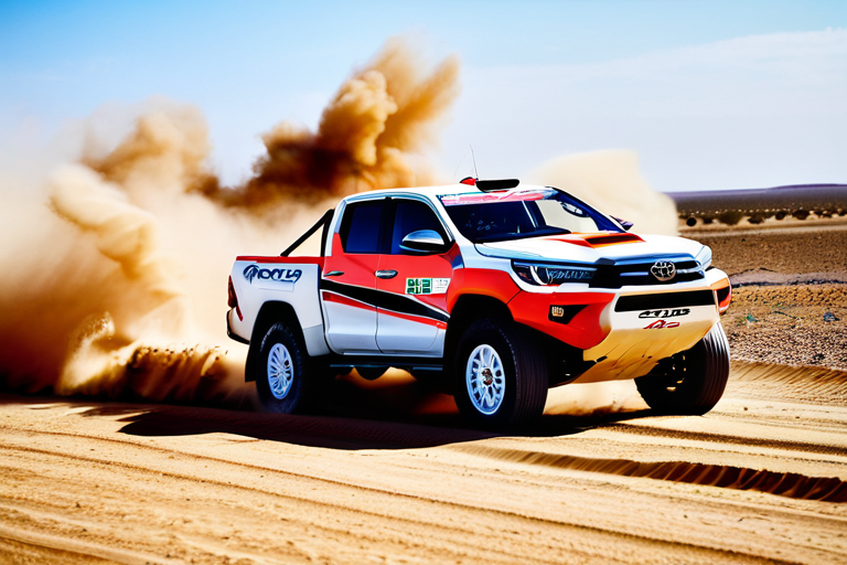 Toyota Hilux Dakar racing truck