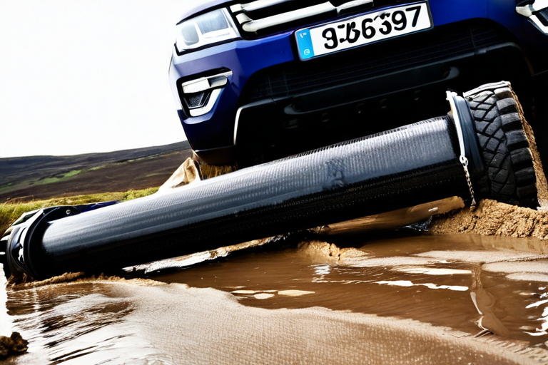 Carbon winch in recovery action