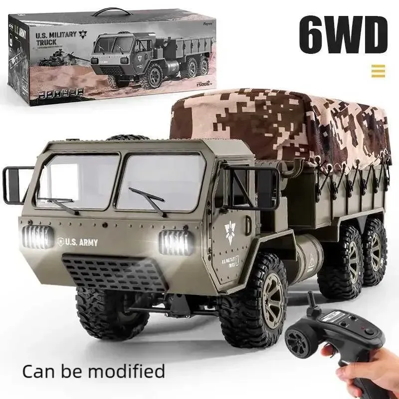 All terrain 6x6 RC military truck with different gears