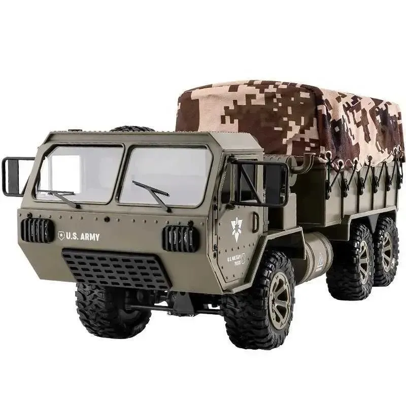 All terrain 6x6 RC military truck with different gears