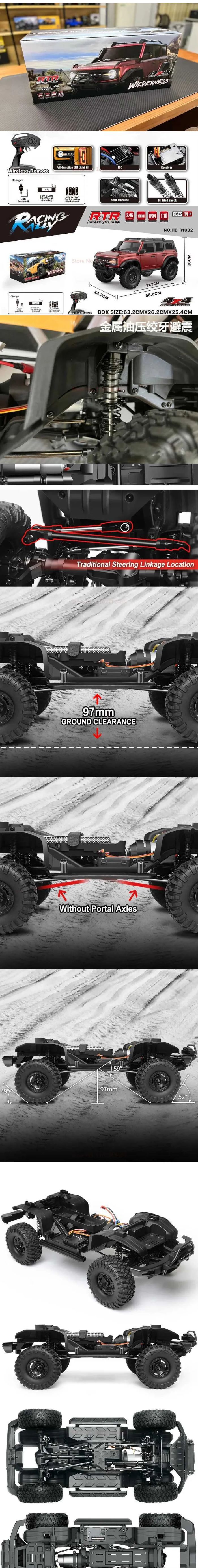 The Huangbo R1001 Fierce Horse Full-scale RC Remote Control Model Car is a high-performance electric off-road RC car designed for thrilling high-speed adventures and challenging climbs. This simulation toy car features realistic design, durable construction, and powerful remote control capabilities, making it perfect for both kids and RC hobbyists. Experience realistic off-road driving with this full-scale RC model car.