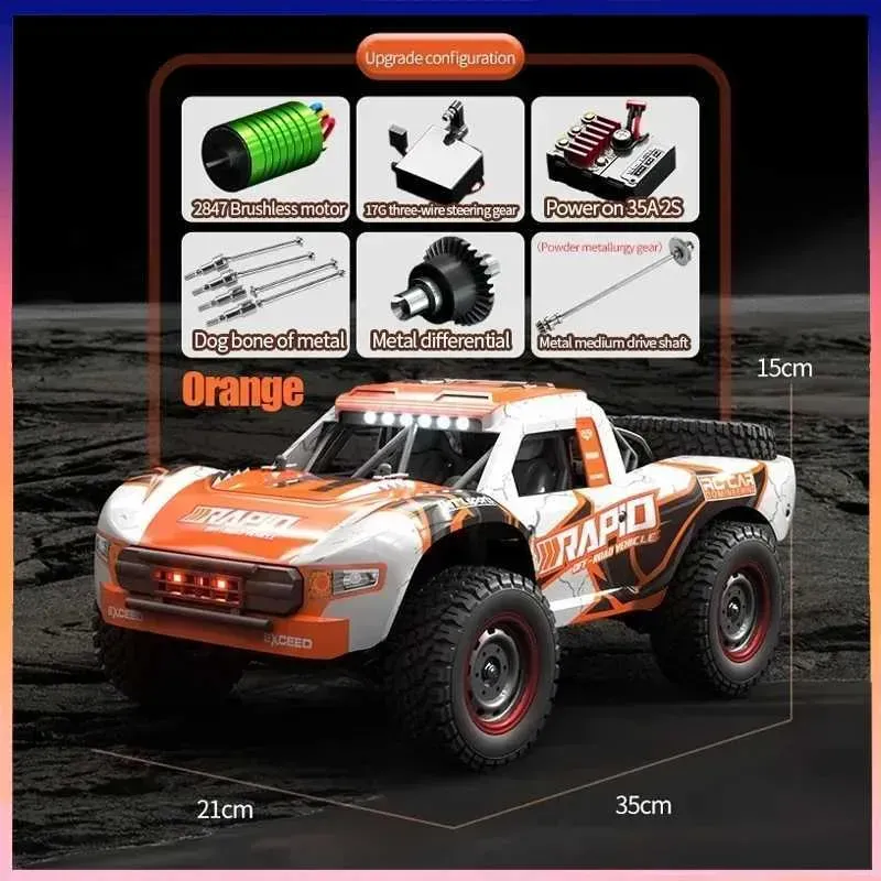 high-speed brushless car monster truck desert snow racing drift car toy