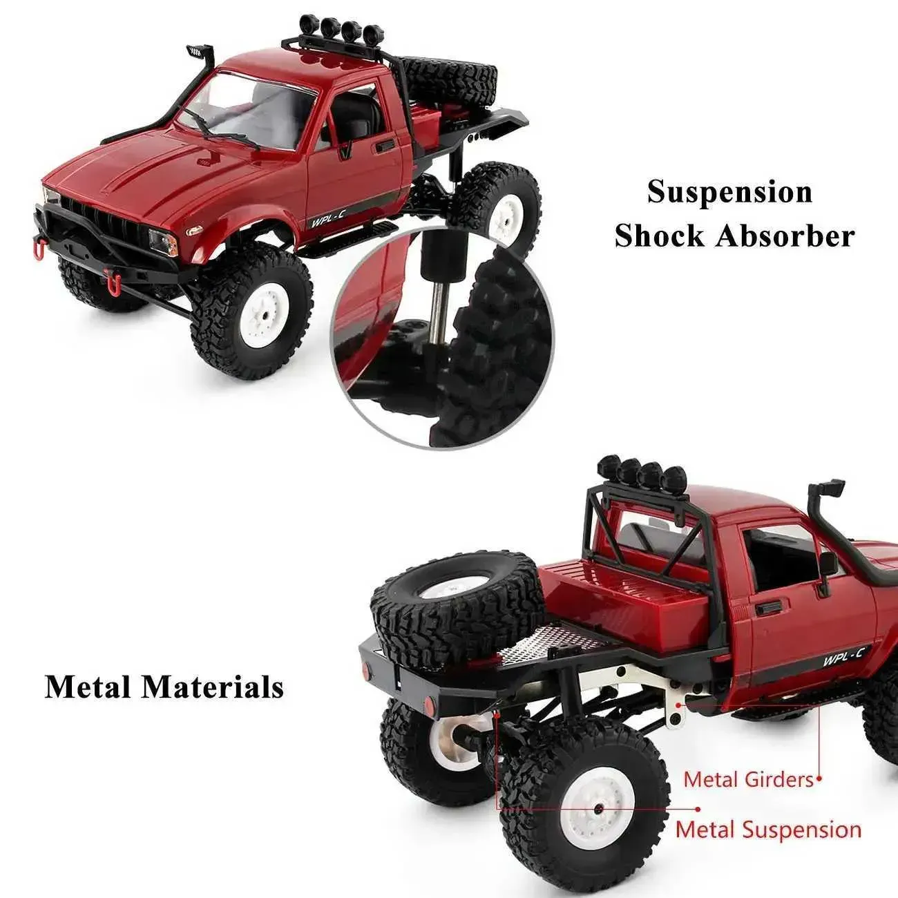 High Speed Climbing Vehicle Off road Remote Control Truck Rock Cruler