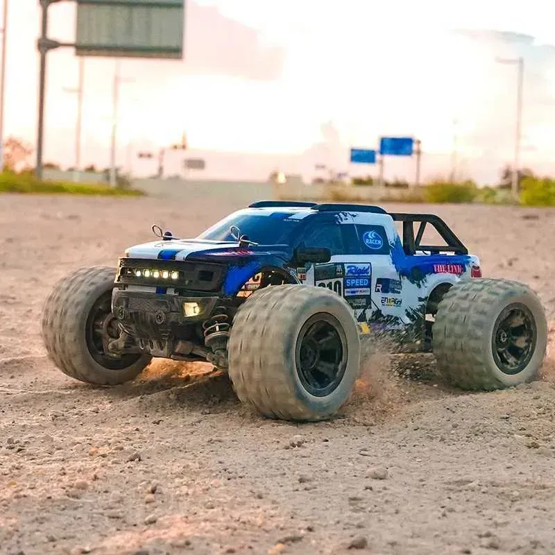 high-speed off-road remote control truck with LED light gift