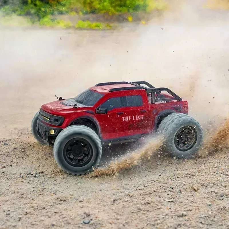 high-speed off-road remote control truck with LED light gift