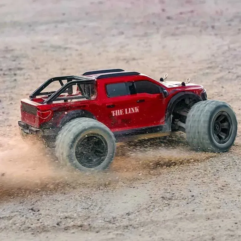 high-speed off-road remote control truck with LED light gift