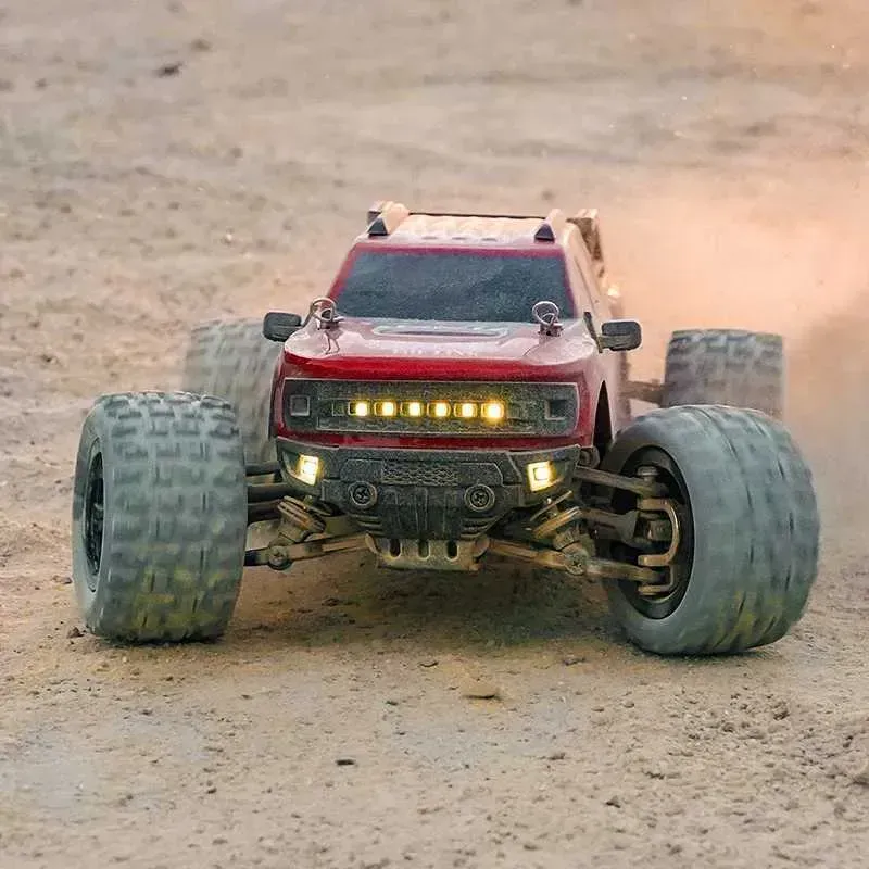 high-speed off-road remote control truck with LED light gift