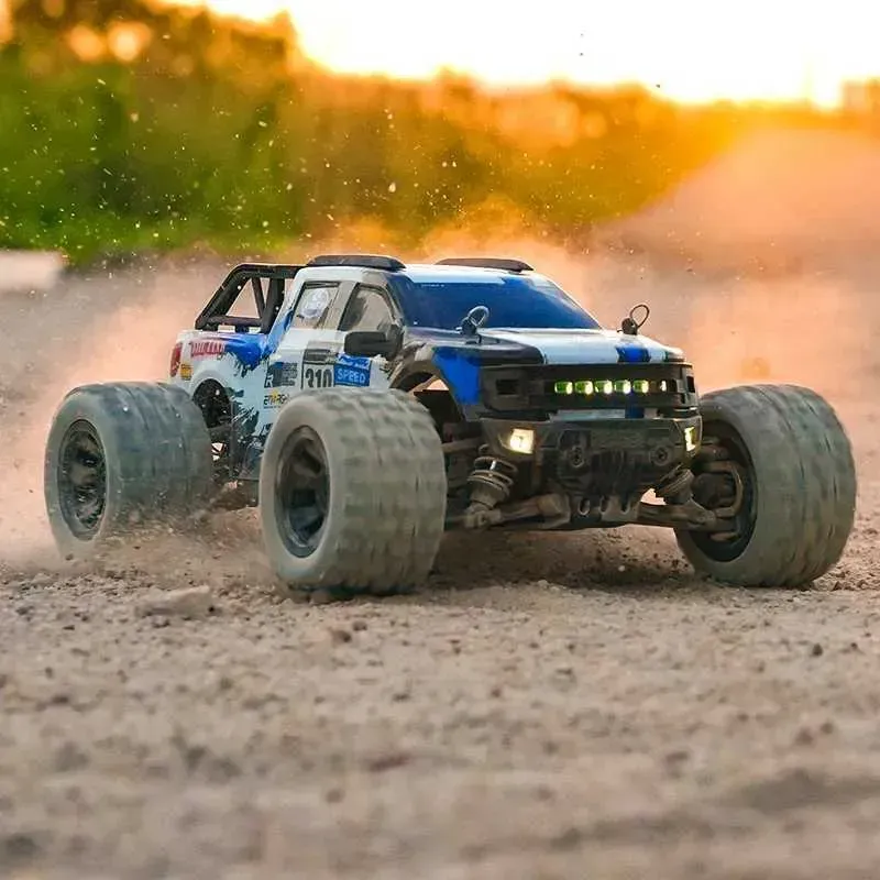high-speed off-road remote control truck with LED light gift